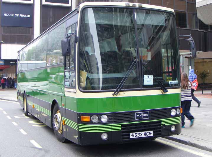 Epsom Coaches Volvo B10M Van Hool H533WGH